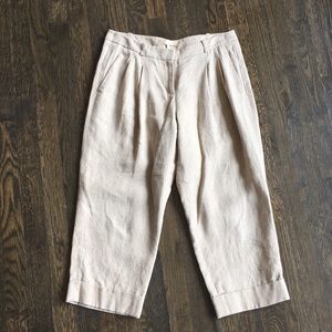 Michael Kors Linen Capri Pants